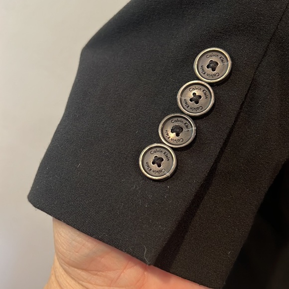 DKNY Women’s Two Button Black Blazer - Picture 6 of 9